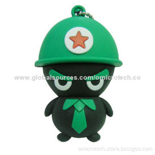 8GB Cartoon Man, USB Flash Drive with High-speed, 128/256/512MB, 1/2/4/816GB Capacity